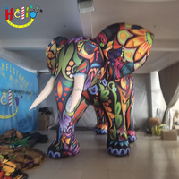 Modèle d'éléphant gonflable géant personnalisé pour la publicité et la décoration