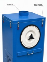 Extracteur de fumées de soudage à haute aspiration, purificateur de fumée portable pour atelier de fabrication intensif