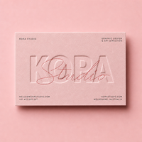 Cartes de remerciement et invitations professionnelles personnalisées en papier texturé haut de gamme avec dorure à chaud et gaufrage exquis