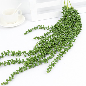 Guirnalda de Perlas Artificiales Wen Hope de 80 cm, Verde, de Plástico, para Decoración de Paredes - Product Image 3