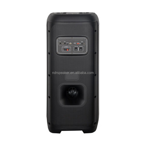 NDR-815 8-Inch Hoạt Động Không Dây Bt Karaoke Loa 2 Mic Đầy Màu Sắc Ánh Sáng Stereo Bass Hi-Fi Âm Nhạc Đảng Loa Ngoài Trời Sử Dụng - Product Image 6