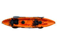 Bateaux de sports nautiques 2 + 1 bateau triple kayak de pêche 2 + 1 places peut utiliser à la fois la banquette arrière mais aussi la chaise à cadre alu