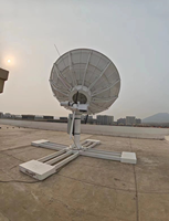 Antenne parabolique parabolique en aluminium de station terrestre fixe de 4.5m Antenne RF haute performance de conception à double réflecteur à haute efficacité-Rapide