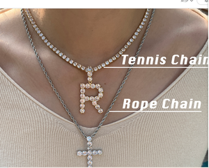 Personalizzato hip hop ciondoli di diamanti personalizzato iniziale nome arabo della collana commercio all'ingrosso dei monili - Product Image 6