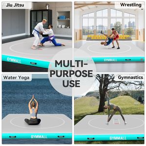 Tapis de judo gonflable <span class=keywords><strong>Airtrack</strong></span> sur mesure, tapis DWF Drop Stitch pour Jiu Jitsu, BJJ, MMA, grappling, lutte, pour la salle de sport, l'entraînement aux arts martiaux - Product Image 3