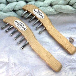 Peine Gua Sha Profesional de Acero Inoxidable 304 Sin Marcas para Masaje y Terapia de Acupresión en Cabeza y Cuello - Product Image 5