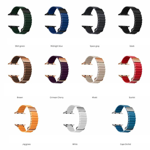 <span class=keywords><strong>Bracelet</strong></span> magnétique pour <span class=keywords><strong>Apple</strong></span> <span class=keywords><strong>Watch</strong></span> <span class=keywords><strong>Ultra</strong></span> 2, <span class=keywords><strong>bracelet</strong></span> en <span class=keywords><strong>cuir</strong></span> pour iWatch 8 7 6 5 4 3 2 1 SE 38 mm 40 mm 41 mm 42 mm - Product Image 3