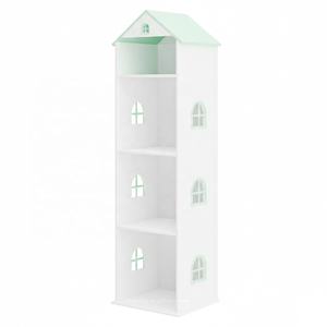 <span class=keywords><strong>Libreria</strong></span> ad Angolo Lunga e Sottile in Legno per Bambini, Armadio Portaoggetti per Bambole, Scaffale per Libri per Bambini - Product Image 3