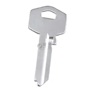 Low Price Locksmith Suppliers Brass Metal Copper TE2 blank house key Nickel Plated with custom logo for Australia market