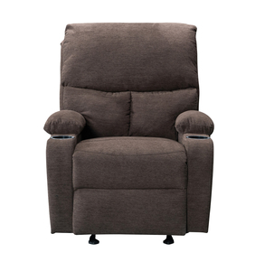 Juego de Sofás Reclinables Modernos de Tela Personalizados 3+2+1, Extensibles, con Portavasos y Silla Reclinable con Masaje 6007, Venta al Por Mayor - Product Image 5