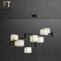Kyall — lustre LED alphabet en cuivre, design créatif moderne, éclairage d'intérieur, luminaire décoratif de plafond, idéal pour un salon, une salle à manger ou un espace d'étude
