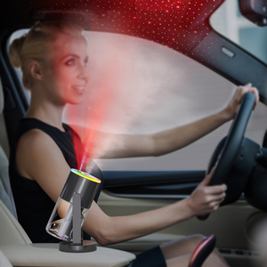 Mini khuếch tán siêu âm 280ml Xe USB Độ ẩm không khí với tính năng xoay hương thơm tinh dầu xe hương liệu cho khách sạn sử dụng - Product Image 6