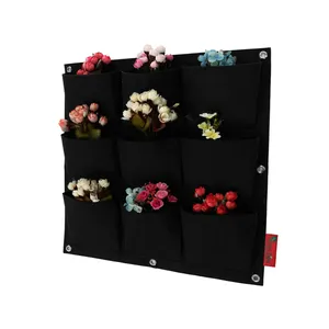 Art Cheapest Grow Bag Hanging Vegetable Plant Artificial Living Wall Vertical Garden For Outdoor Vegetable