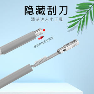 New Imitation Hand Wring Flat Mop Microfiber Hook And Loop Fastener Dry Wet Use One Push Dry Household Cleaning Tool - Product Image 3