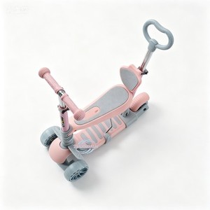 Patinete Infantil Compacto Retráctil 5 en 1, Modos de Juego Independientes Dobles y Brazo de Dirección Extraíble, Apto para Niños - Product Image 2