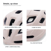 Casque de vélo OEM ODM PC EPS à 20 aérations avec doublure antibactérienne pour cyclistes adultes