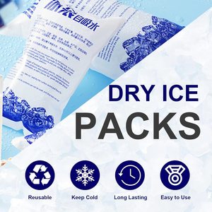 Uiowio Bán Buôn Tùy Chỉnh Tái Sử Dụng Gel Khô Nước Đá Cho Vận Chuyển Lạnh Gói Gel Nước Đá Cho Thực Phẩm Lạnh - Product Image 5