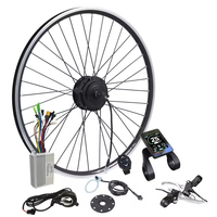 Kit de conversion de vélo électrique avec moteur de moyeu de roue 36V 26 pouces, moteur de moyeu de roue avant/arrière 250w 350w 500w