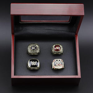 2004-2008 2015-2016美国专业时尚宝石戒指4件套公主切割合金摔跤戒指 - Product Image 6