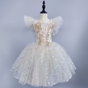 Tutú Profesional de Ballet Romántico, Falda Larga Negra y Roja, Vestido Español para Actuaciones de Ballet para Adultos y Niños - Product Image 3