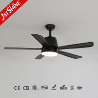Ventilador de Techo 1stshine con Aspas de ABS, Ecológico, de Grado Comercial, Personalizable OEM/ODM, Resistente al Óxido, Silencioso, con Luz LED