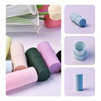 Tubes de déodorant vides en plastique colorés, contenants cosmétiques à poussoir, tubes ronds pour déodorant solide, emballage