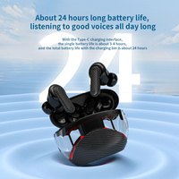 BT5.4 Mikrofon Earbud Nirkabel Sejati TWS ANC Peredam Kebisingan Cerdas Tahan Air Earphone Olahraga Headset In-Ear