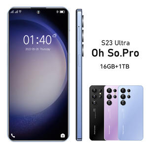สมาร์ทโฟน <span class=keywords><strong>S23</strong></span> <span class=keywords><strong>Ultra</strong></span> Cross-Border หน้าจอ OLED 7.3 นิ้ว ความจุ 3+64GB รองรับ 4G LTE แท้ ชิปประมวลผลแบบ Octa-Core กล้องหลัง 108MP ชาร์จเร็ว 65W หน้าจอ 60Hz แบตเตอรี่ 6000mAh - Product Image 1