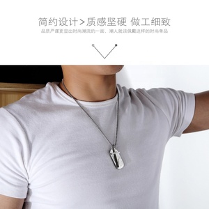 Mens <span class=keywords><strong>Del</strong></span> <span class=keywords><strong>Cane</strong></span> In Acciaio Inox Tag Bible Verse Cristiana Religiosa Croce Collana Dei Monili - Product Image 5