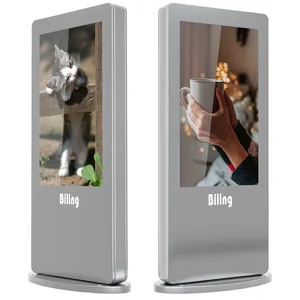 42 inch Super slim Outdoor Weatherproof Standing Interactive Advertising Display with orginal Samsung panel