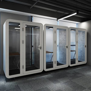 Cabina acústica portátil multifunción <span class=keywords><strong>de</strong></span> cristal, a prueba <span class=keywords><strong>de</strong></span> sonido, para oficina, plan abierto, <span class=keywords><strong>precio</strong></span> - Product Image 1