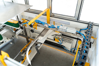 Caja formadora de cartón corrugado completamente automática de la caja del erector
