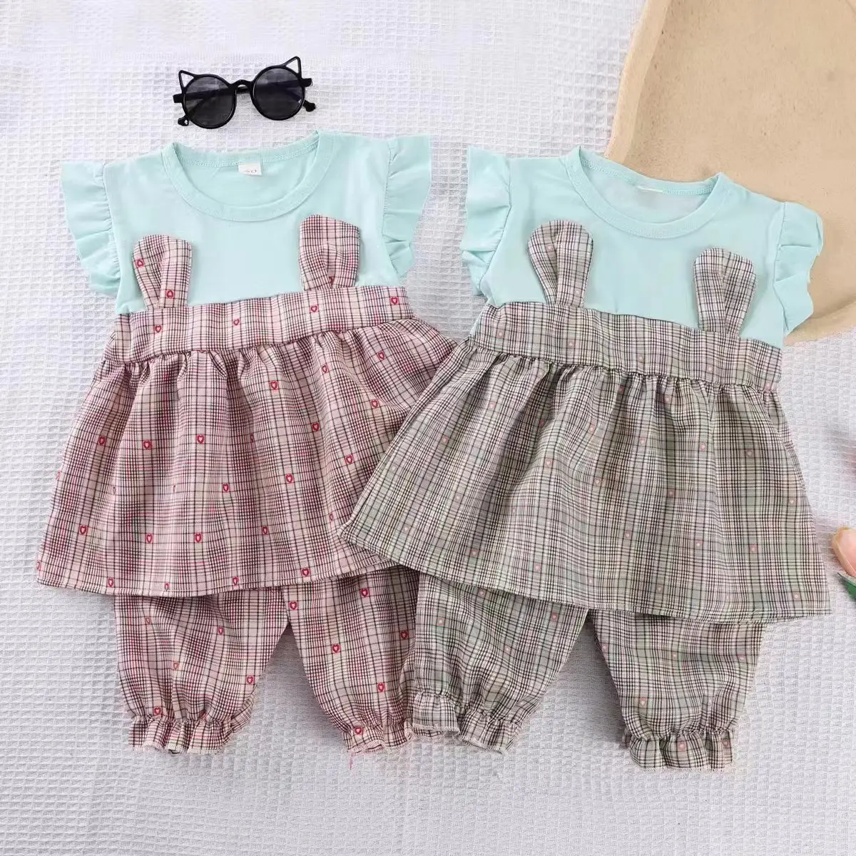 Kleinkind Baby Mädchen Sommer Mode Outfits Off Shoulder Shirt und Shorts Ripped Casual Newborn Girl Kleidung