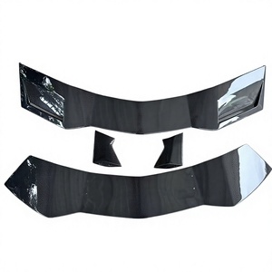 Aileron arrière en fibre de carbone sèche style DTM <span class=keywords><strong>NORKE</strong></span> (noir carbone) pour Aventador LP700/LP720/LP750 Garantie de 6 mois - Product Image 4