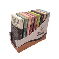 Carton en papier personnalisé barre de chocolat à la truffe présentoir de bonbons emballage boîte de présentation de chocolat pour supermarché