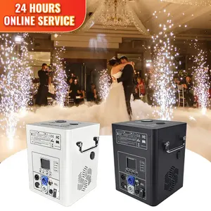 Mglight 750W DMX Stage Fireworks Indoor Outdoor Electric Sparklers LCD Cold Spark Machine For Wedding Stage