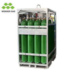 رف تخزين لأسطوانات غاز الهيدروجين 4×4 وحدات سعة 50 لتر وضغط 200 بار للتخزين والنقل البحري - Product Image 6