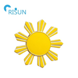 Filipinas recuerdo <span class=keywords><strong>filipino</strong></span> sol bandera solapa Pin imán personalizado esmalte <span class=keywords><strong>filipino</strong></span> Sol y estrellas esmalte emblema Pin insignia - Product Image 5