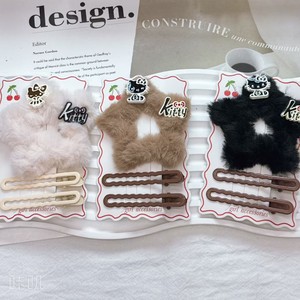 <b>Cute</b> Fuzzy Star Hair Clips For Girls 10 Cm Daily Use BB Clip Headdress <b>Accessory</b> - Product Image 4