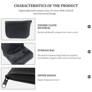 Bolsa de Almacenamiento para Medidor de Glucosa en Sangre con Logotipo Personalizado, Organizador para Diabéticos, Estuche de Transporte para Promociones - Product Image 5