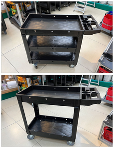 Nhiệm Vụ Nặng Nề Dụng Cụ Lớn Dịch Vụ Xe Đẩy Phòng Tắm Lưu Trữ Giỏ Hàng Giá Với Bánh Xe Rau Giỏ Lưu Trữ Công Nghiệp Lưu Trữ Giỏ Hàng - Product Image 4