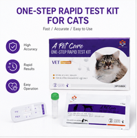 Kits de dépistage rapide du coronavirus félin pour animaux de compagnie, tests antigéniques pour chats, tests vétérinaires rapides FCOV