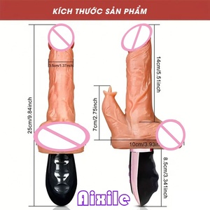 Dildo realista para mujeres con ventosa, pene de silicona líquida suave y firme para juegos sexuales anales y estimulación del punto G. - Product Image 6