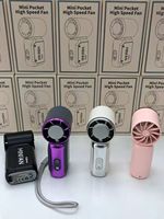 Ventilateur portable K813 - Mini ventilateur de poche - Ventilateur électrique - Vent puissant - Portable - Pour le cyclisme en extérieur - Facile à transporter