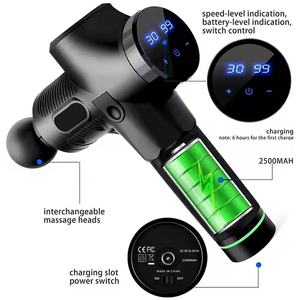 Alat Pijat Otot <span class=keywords><strong>Stimulator</strong></span> Terlaris, Pistol Pijat Impuls Tanpa Kabel dengan Layar LCD, Pistol Pijat Genggam <span class=keywords><strong>Mini</strong></span> untuk Fascia - Product Image 2