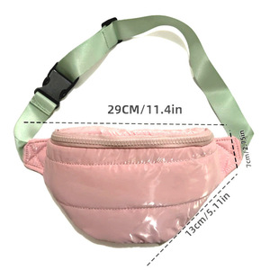 กระเป๋าคาดเอวสำหรับผู้หญิงกระเป๋าคาดเอวลายหมากรุก - Product Image 3