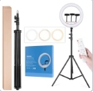 Anneau lumineux LED personnalisable de 12 pouces pour diffusion en direct en intérieur avec trépied en plastique pour téléphone – Vente en gros - Product Image 6