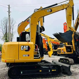 Excavadora de cadenas CAT 307E2 usada, 7 toneladas, 42.4kW, motor diésel C2.6, excavadora hidráulica, maquinaria de construcción con cucharón estándar - Product Image 1