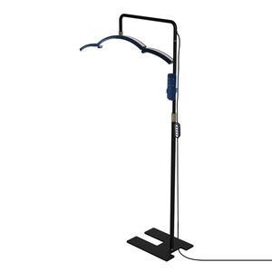 Lámpara <span class=keywords><strong>de</strong></span> <span class=keywords><strong>Pie</strong></span> LED Ajustable Osum Dorada con Anillo <span class=keywords><strong>de</strong></span> <span class=keywords><strong>Luz</strong></span> <span class=keywords><strong>de</strong></span> Media Luna para Dormitorio Pestañas Maquillaje Fotografía e Iluminación <span class=keywords><strong>de</strong></span> Tatuajes - Product Image 4