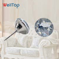 WELLTOP nouveautés accessoires de meubles quincaillerie canapé tête de lit boucles à ongles décoratives boucle décorative bouton en cristal